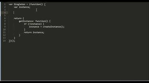 JS Patterns #1. Singleton