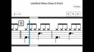 Untitled (How Does It Feel) Rockschool Drums Debut (Drumless)