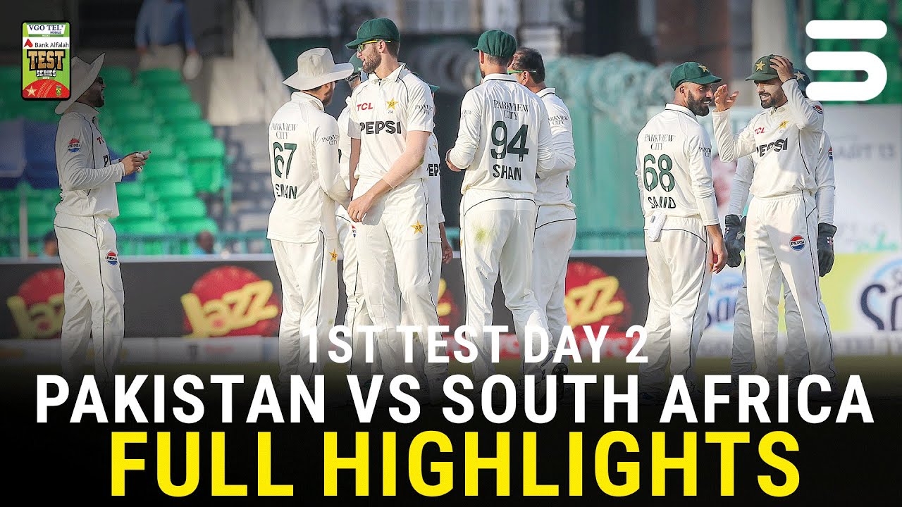 Full Highlights | Pakistan vs South Africa Test Series 2025 | 1st Test Day 2 | PCB | M3U1U