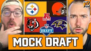 *INSANE* 7-Round Mock Draft for the AFC North!! | First And Ten