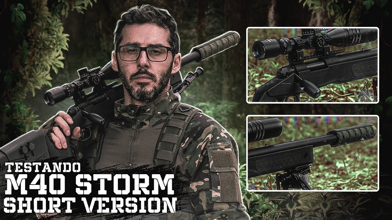 Cortei minha M40 Storm no meio - A precisão que todo Sniper procura.