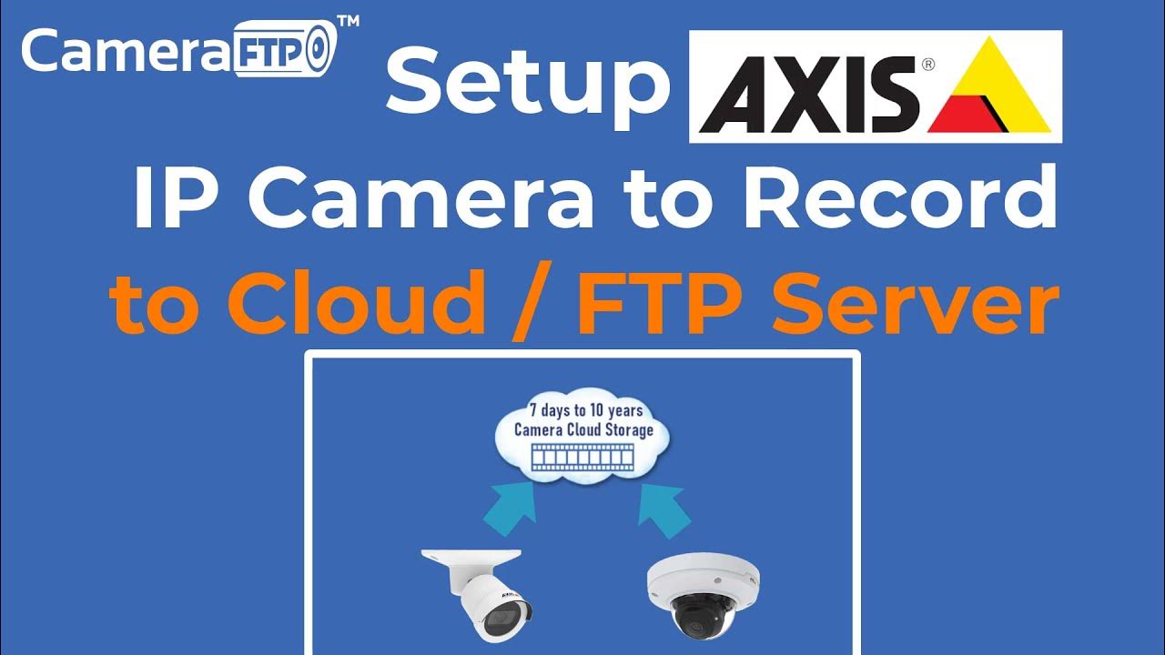 How to Setup Axis Network Camera to Record to Cloud Storage / FTP