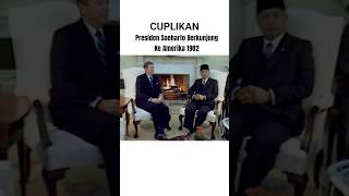 Cuplikan Presiden Soeharto Bertemu Presiden Reagan Dalam Kunjungan Ke Amerika Serikat Pada 1982