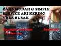 Service aki Kering VRLA Kondisi Rusak / Soak sangat simple & Mudah!