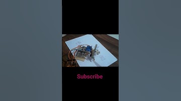autonomous pen plotter based on arduino #arduino #howtomake #robot #invetions