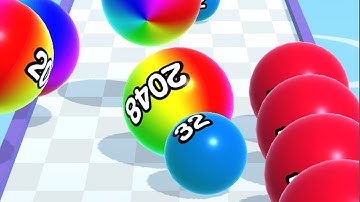 Ball Run 2048 - All Levels Gameplay Android, iOS ( Levels 545 - 569 )