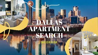 DALLAS APARTMENT SEARCH JadoreJor VLOG