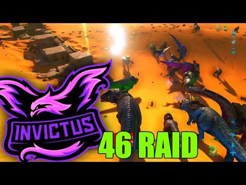 INVICTUS MAIN MEGA RAID - HYDRA VS EGIRLS INVICTUS - ARK SURVIVAL ...