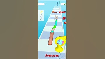 😅Nail Stack 3D! 💅🤳🤪 Best Noob Funny Gameplay (Ios & Android) #shorts #youtube #mobilegame