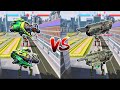 Wrfengbao leiming vs hammer mace weapon comparison war robots