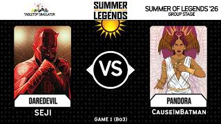 Daredevil (Seji) vs Pandora (CauseImBatman) │ Groups - G1 │ SoL'26 │ Unmatched