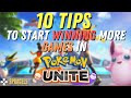 10 Tips To Start Winning More In Pokémon Unite