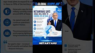 🚨 Netanyahu says Israel aims to expand control to 70% of Gaza.
