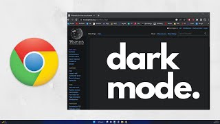 how to get dark mode on all websites in google chrome (pc)