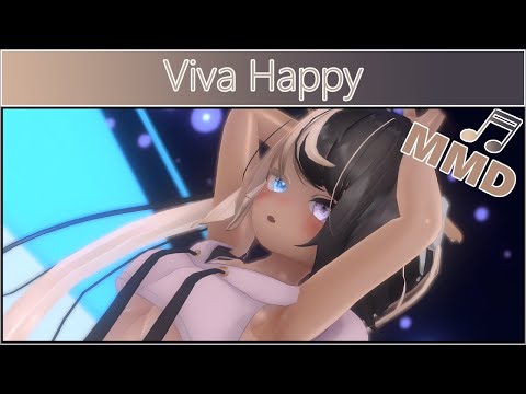 Viva Happy - MitchieM (feat. Miku) performed by Byakko Howaito | VRC-MMD 2K@60FPS