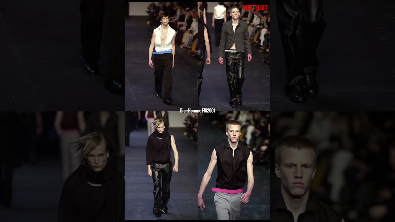 Hedi Slimane's Dior Homme FW2001 "Solitaire" collection