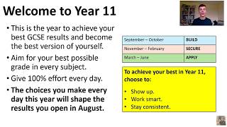 Year 11 Advice from a Head of Year 11