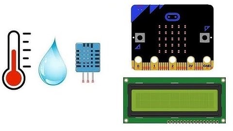 Display temperature and humidity measured by DHT11 connected to Micro:bit on I2C LCD display