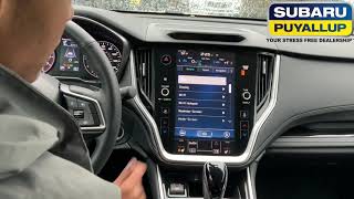 How To Set Your Clock in the 2021 Subaru Outback