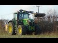 Hedge cutting with john deere 6215r  mcconnel trimmer  hedge cutting 2023