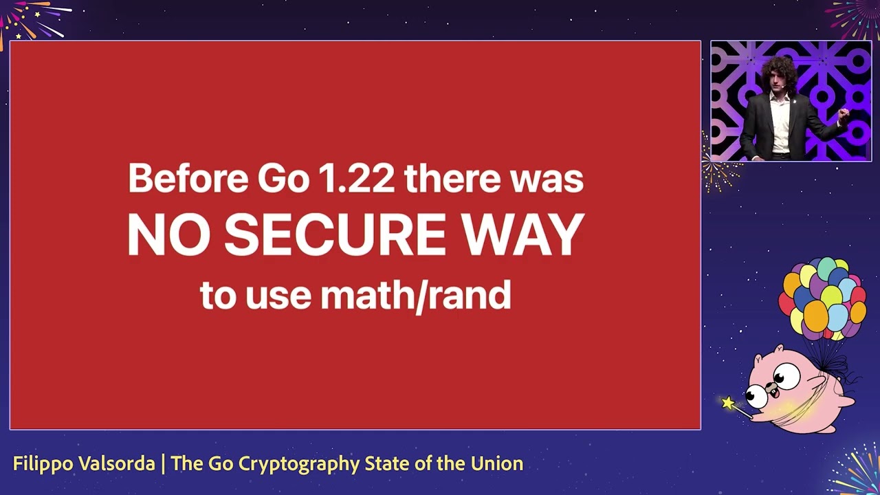 GopherCon 2024: The Go Cryptography State of the Union - Filippo Valsorda