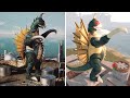 GIGAN (MELHORES CENAS) FILME VS KAIJU UNIVERSE - REFERENCES