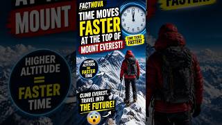 You Know This Climb Everest = Time Travel?! ⏳😱 #facts #shorts #usfacts #ytshorts