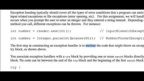 Exercise 8-1 Exception Handling