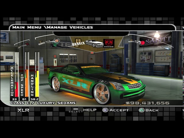 Midnight Club Garage