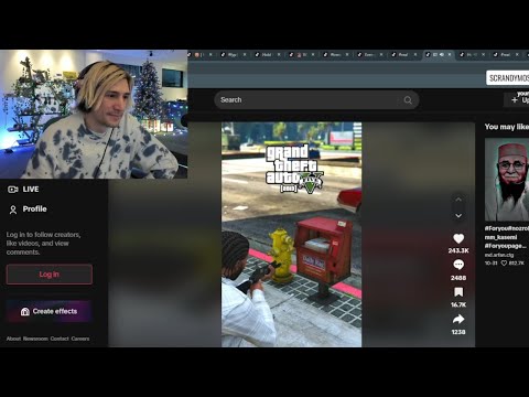 xQc Reacts to GTA 5 vs GTA 4 Differences