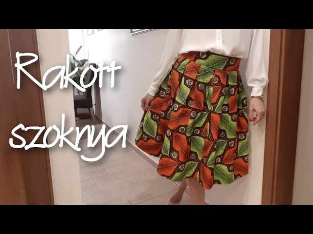Hogyan varrjunk könnyen rakott szoknyát (box pleat skirt) - step by step -  YouTube