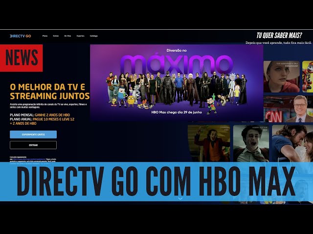 DirecTV Go chega por R$ 59,90 ao mês, com 5 anos gratuitos de HBO no  lançamento - Giz Brasil