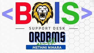 ORDBMS Final Kuppi Session | 08-11-2021 | BOIS