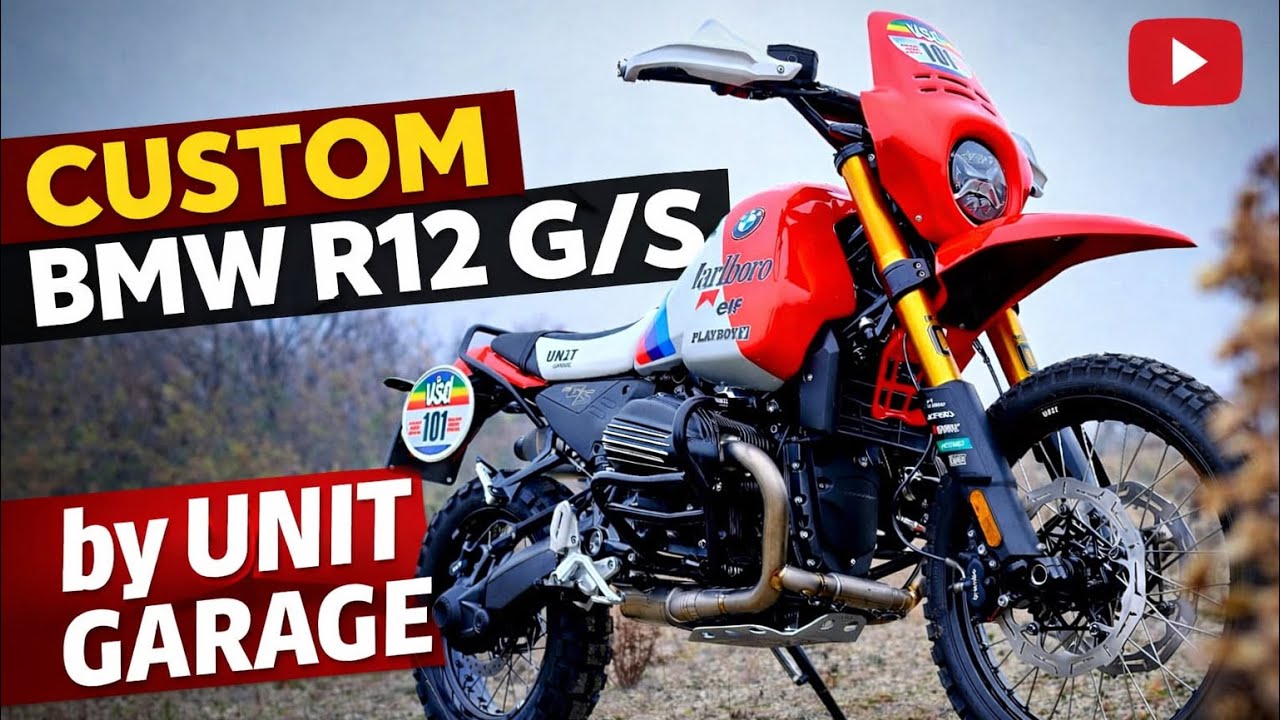 BMW R12 G/S Custom Build by Unit Garage | Retro Adventure Beast! - YouTube