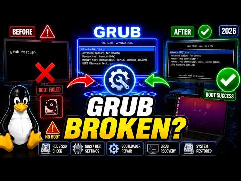 How to Fix GRUB Bootloader Issues on Linux (2026 Guide)