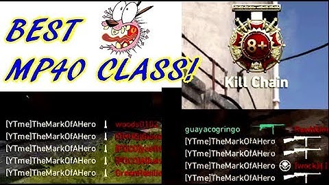 BEST MP40 CLASS SETUP GETS KILL CHAIN AND V2 ROCKET + 6 MAN POTG in COD WWII