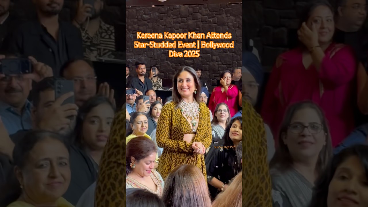 Kareena Kapoor Khan Attends Star-Studded Event | Bollywood Diva 2025