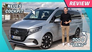 Mercdes VKlasse 2024 Facelift: 300d Avantgarde | Neues Cockpit, Assistenten & Details im Test