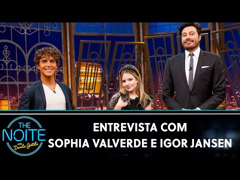 Entrevista com Sophia Valverde e Igor Jansen | The Noite (09/04/21)