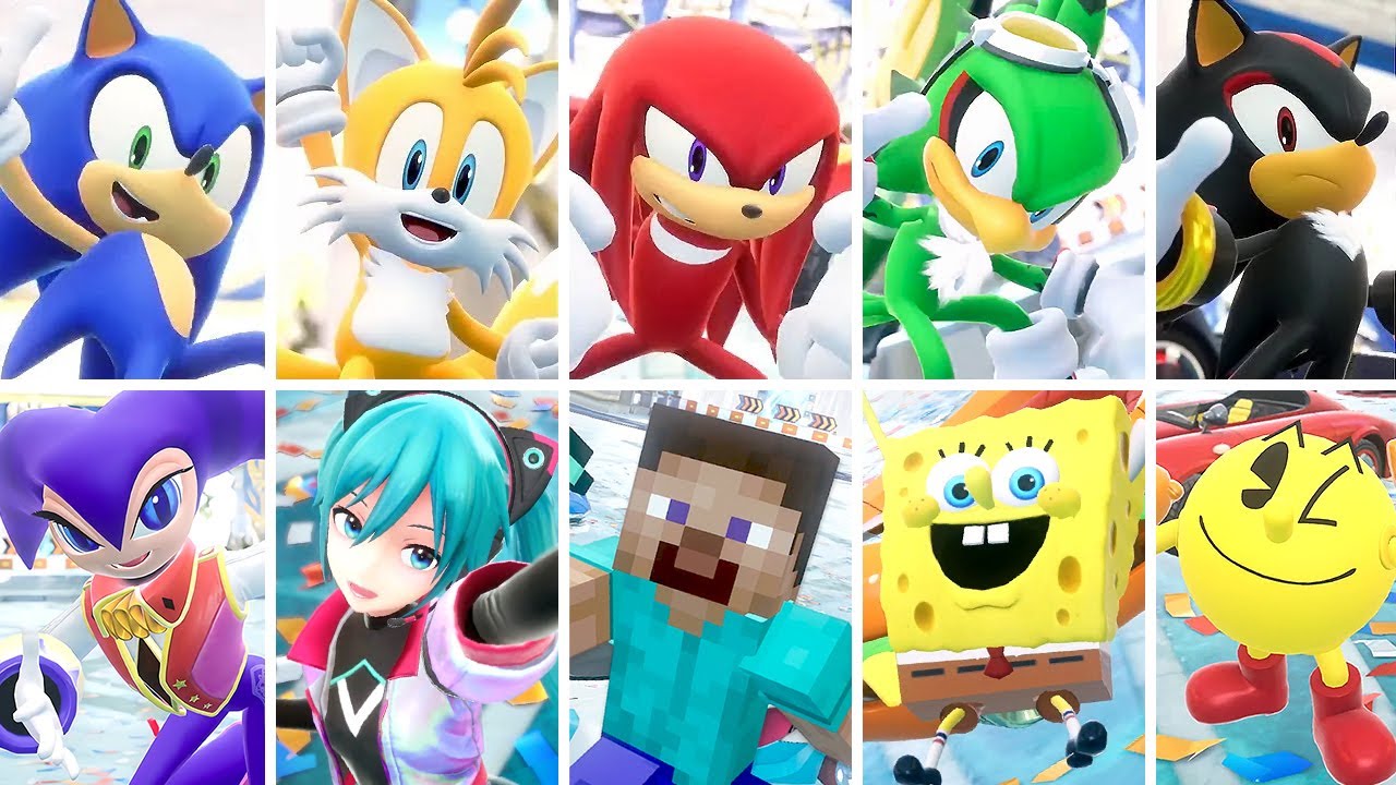 Sonic Racing CrossWorlds (Switch 2) - ALL Characters Victory Animations (DLC Included)