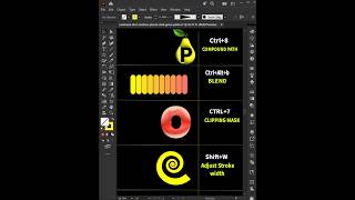 Adobe Illustrator 2026 | Keyboard shortcut Tips and tricks #shorts #illustrator #shortcut #tutorial