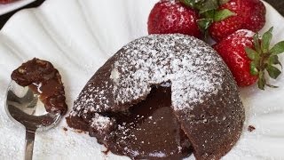 QUICK & EASY CHOCOLATE CAKE VOLCANO RECIPE