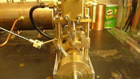 Twin Steam Engine with Hackworth Reverse Gear not Tvr1a