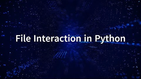 White Belt - File Interaction in Python