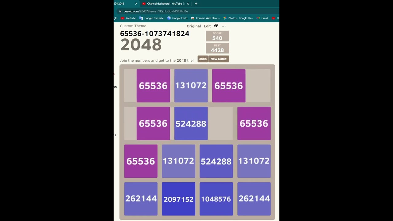 2048 tile generator - OpenProcessing