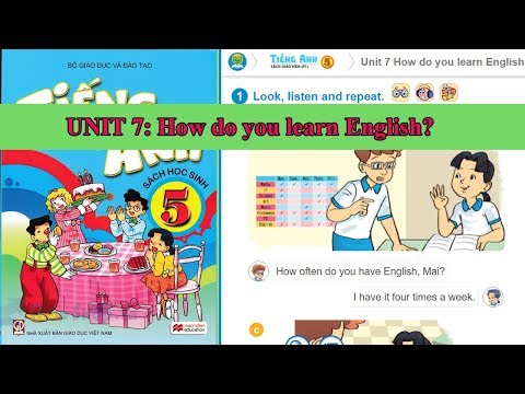 Video Tiếng Anh lớp 5 - Unit 7: How do you learn English?... - youtube