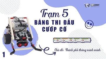 Trạm 5: Bảng thi đấu CƯỚP CỜ - chủ đề thành phố thông minh | Việt Robot Education