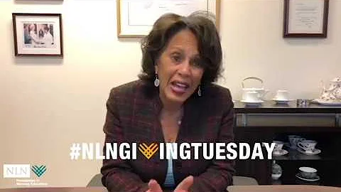 Join the #NLNGivingTuesday movement with NLN CEO Dr. Beverly Malone! Give today!