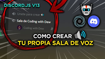 Como Crear BOT de CREA TU PROPIA SALA en 15 MINUTOS! | Discord.js v13 y Replit