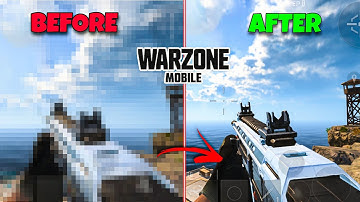 HOW TO FIX WARZONE MOBILE BLURRY GRAPHICS AND LAG PROBLEM